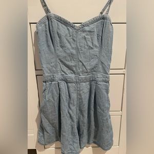 Denim romper